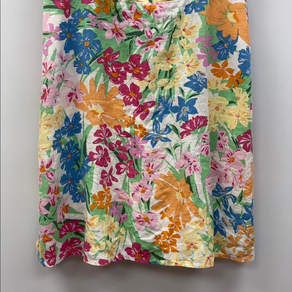 NWT Old Navy Tropical Floral Woven Sleeveless A-Line Cami Mini Dress Pink Large - Picture 4 of 10